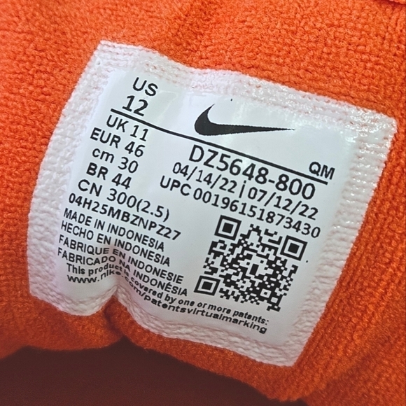 Nike SB Isod Wair Premium Skate Shoes in Orange Black and Blue Jay Size 12 NWOB - Picture 10 of 14